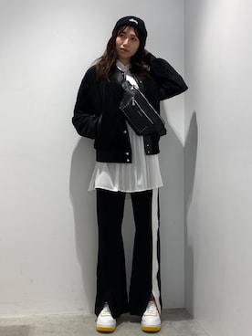 清水 みゆきさん（レディース・157cm）の冬コーディネート