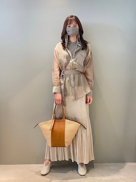 清水 みゆきさん（レディース・157cm）の春コーディネート