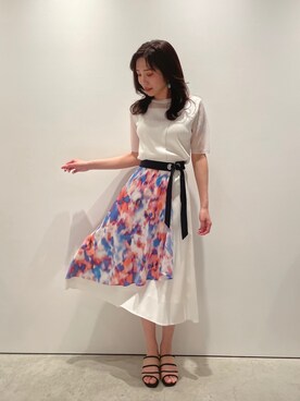 清水 みゆきさん（レディース・157cm）の春コーディネート