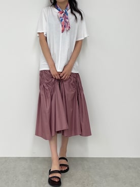 清水 みゆきさん（レディース・157cm）の春コーディネート