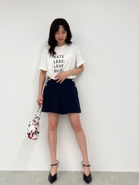 「マリン」｜「アイテム（財布/小物）」を使った、清水 みゆきさん（レディース・157cm）の春コーディネート
