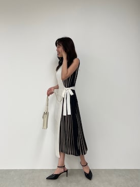 清水 みゆきさん（レディース・157cm）の春コーディネート