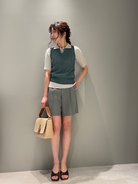 清水 みゆきさん（レディース・157cm）の夏コーディネート