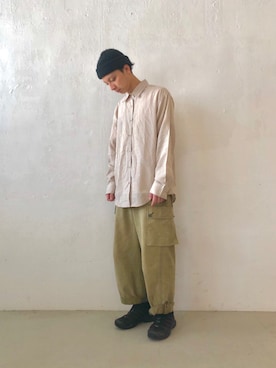 「adidas（アディダス）のアイテム（ブーツ）」を使った、はなまるさん（メンズ・173cm）の春コーディネート