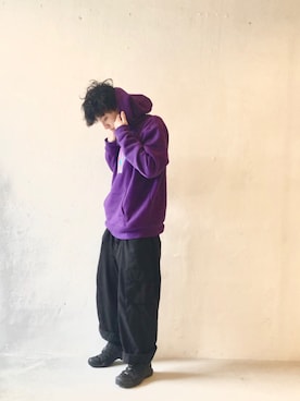 「adidas（アディダス）のアイテム（ブーツ）」を使った、はなまるさん（メンズ・173cm）の春コーディネート