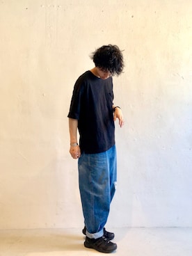 「アイテム（バングル/リストバンド）」を使った、はなまるさん（メンズ・173cm・20代）の春コーディネート