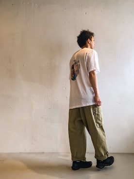 「adidas（アディダス）のアイテム（ブーツ）」を使った、はなまるさん（メンズ・173cm）の夏コーディネート