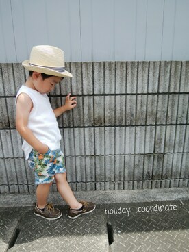 ぼくくんさん（キッズ・90cm）の夏コーディネート