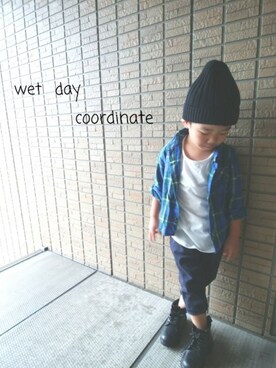 ぼくくんさん（キッズ・90cm）の秋コーディネート
