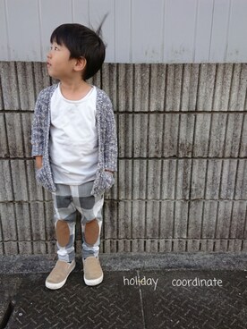ぼくくんさん（キッズ・90cm）の秋コーディネート