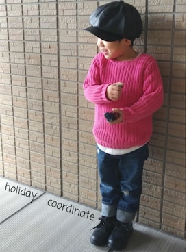 ぼくくんさん（キッズ・100cm）の秋コーディネート