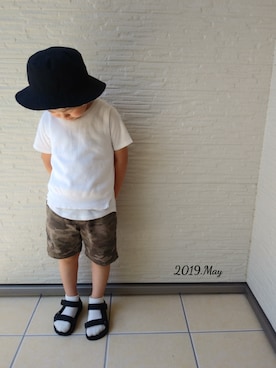 ぼくくんさん（キッズ・100cm）の夏コーディネート