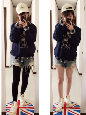 mi-ta◡̈✩さん（レディース・158cm）の冬コーディネート