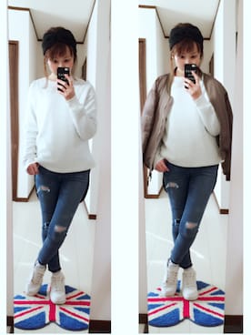 mi-ta◡̈✩さん（レディース・158cm）の春コーディネート