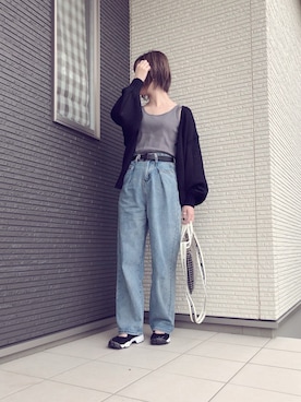 「classicalelf（クラシカルエルフ）のアイテム（パンツ）」を使った、mi-ta◡̈✩さん（レディース・158cm）の春コーディネート
