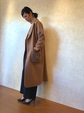 「RIVEDROITE」｜「アイテム（その他）」を使った、yukaさん（レディース・170cm）の秋コーディネート