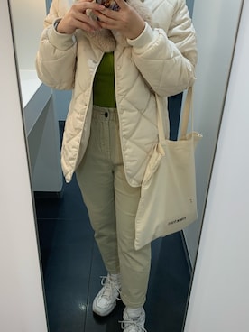 「Francfranc（フランフラン）のアイテム（トートバッグ）」を使った、강さん（レディース・160cm）の春コーディネート