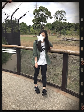 Maa ◡̈さん（レディース・163cm）の春コーディネート