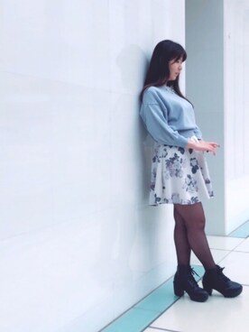 「Parks（パークス）のアイテム」を使った、ruiさん（レディース・154cm）の冬コーディネート