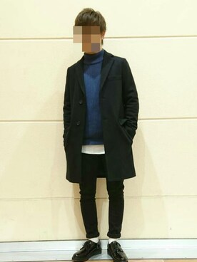 「RAGEBLUE（レイジブルー）のアイテム」を使った、ぷりんぐるすさん（メンズ・163cm）の冬コーディネート