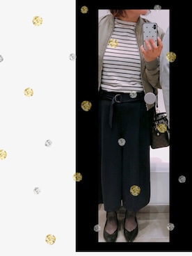 「COACH」｜「アイテム（ブルゾン）」を使った、mikaさん（レディース・168cm）の春コーディネート