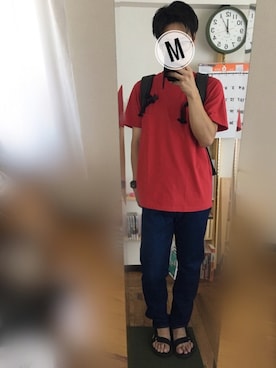 「アイテム（その他、ブラウン系）」を使った、Mattsunさん（メンズ・172cm）の夏コーディネート