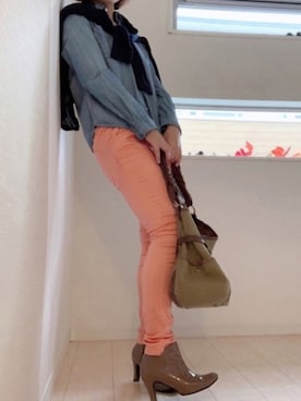 「carlife（カーライフ）のアイテム」を使った、Kaori      さん（レディース・156cm）の秋コーディネート