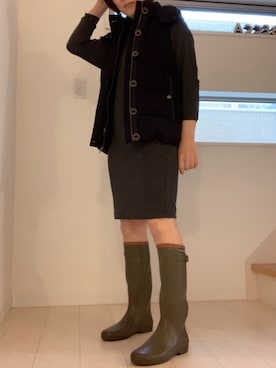 「土砂降り」｜Kaori      さん（レディース・156cm）の春コーディネート