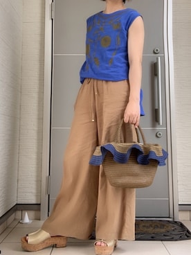 「monable（モナブル）のアイテム」を使った、Kaori      さん（レディース・156cm）の夏コーディネート