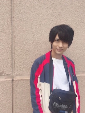 「FILA（フィラ）のアイテム（その他トップス）」を使った、RYUさん（メンズ・172cm）の秋コーディネート