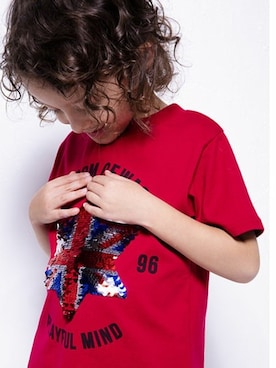「DIABLE」｜BEBE ONLINE STOREさん（キッズ・108cm）の春コーディネート