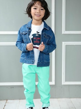 「＃ノイユ」｜BEBE ONLINE STOREさん（キッズ・108cm）の春コーディネート