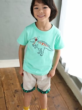 「＃ノイユ」｜BEBE ONLINE STOREさん（キッズ・108cm）の春コーディネート