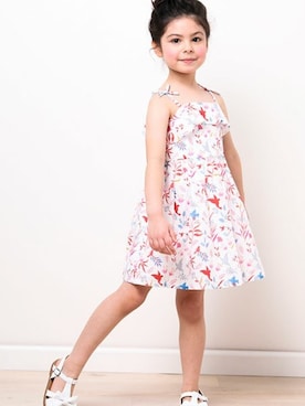 「#リボン」｜BEBE ONLINE STOREさん（キッズ・112cm）の春コーディネート