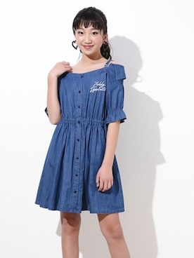 「ZIDDY」｜「アイテム（ワンピース/ドレス）」を使った、BEBE ONLINE STOREさん（キッズ・157cm）の春コーディネート