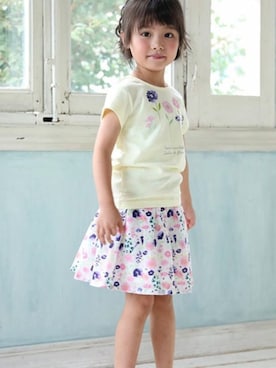 「＃ノイユ」｜BEBE ONLINE STOREさん（キッズ・109cm）の夏コーディネート