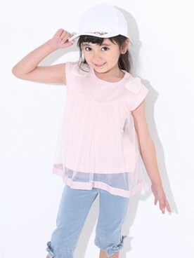 BEBE ONLINE STOREさん（キッズ・111cm）の夏コーディネート