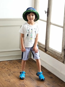 「＃ノイユ」｜BEBE ONLINE STOREさん（キッズ・108cm）の夏コーディネート