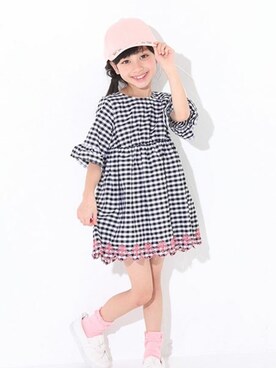 「BdeR（ビーデアール）のアイテム」を使った、BEBE ONLINE STOREさん（キッズ・110cm）の夏コーディネート