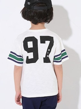 「BdeR（ビーデアール）のアイテム（帽子）」を使った、BEBE ONLINE STOREさん（キッズ・110cm）の夏コーディネート