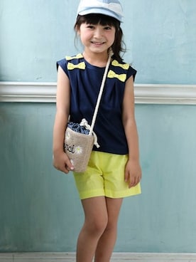 「＃ノイユ」｜BEBE ONLINE STOREさん（キッズ・109cm）の夏コーディネート