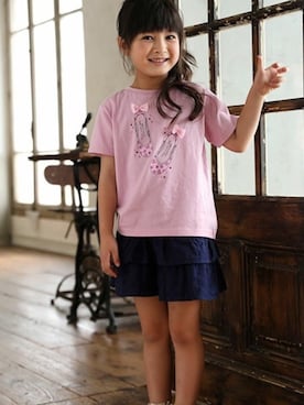 「＃ノイユ」｜BEBE ONLINE STOREさん（キッズ・109cm）の夏コーディネート