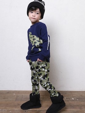 「柔らかい生地」｜BEBE ONLINE STOREさん（キッズ・110cm）の夏コーディネート