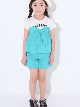 BEBE ONLINE STOREさん(キッズ・113cm)の夏コーディネート