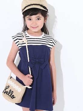 「BdeR（ビーデアール）のアイテム」を使った、BEBE ONLINE STOREさん（キッズ・110cm）の夏コーディネート