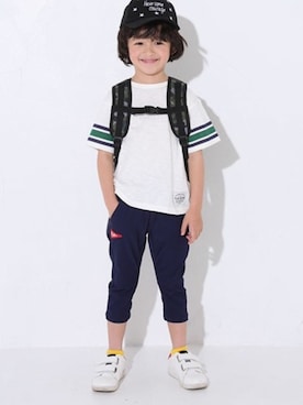 「BdeR（ビーデアール）のアイテム」を使った、BEBE ONLINE STOREさん（キッズ・110cm）の夏コーディネート