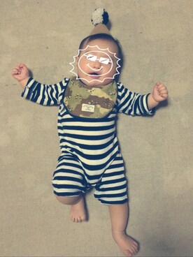 HSKさん（キッズ・100cm）の冬コーディネート