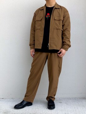 「MinoriTY（マイノリティ）のアイテム（ブルゾン）」を使った、yutoさん（メンズ・170cm）の春コーディネート