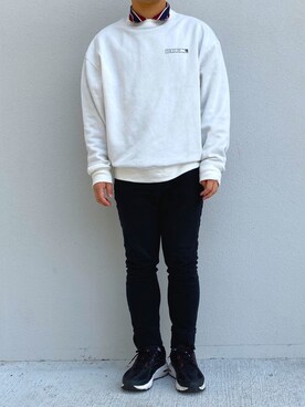 「おとなコーデ」｜「アイテム（スウェット）」を使った、yutoさん（メンズ・170cm）の春コーディネート