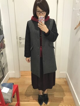 「NO216（ナンバー216）のアイテム」を使った、百合姐姐さん（レディース・162cm）の春コーディネート